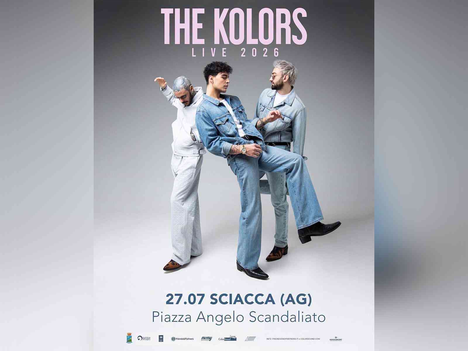 Immagine articolo: Sciacca: i The Kolors in concerto gratuito il 27 luglio in Piazza Scandaliato